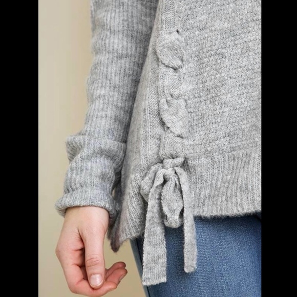 Gray Tie Sweater - Picture 3 of 3